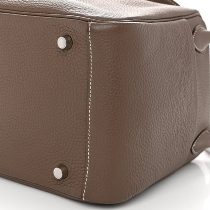 Hermes Taurillon Clemence Lindy 30 Etoupe 10 of 10