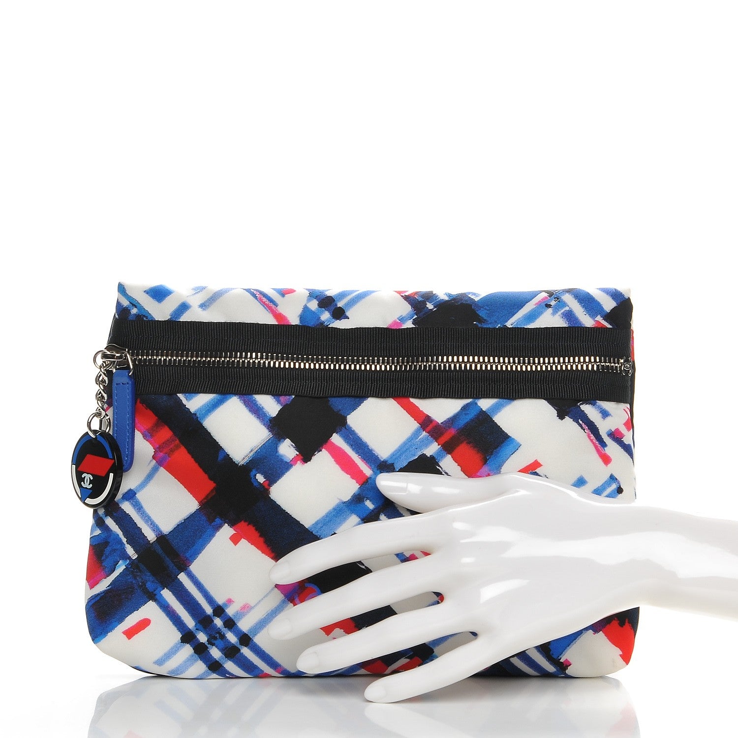 Chanel Canvas Airline Cosmetic Pouch Multicolor 2 of 7