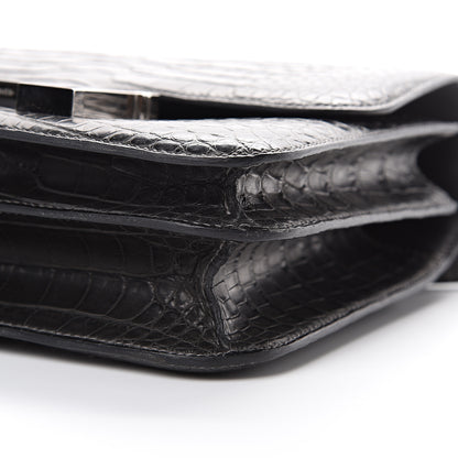 Hermes Matte Alligator Constance 24 Graphite 9 of 24