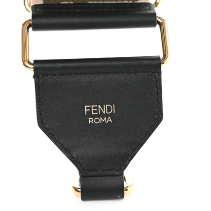 Fendi Ribbon Vitello Century FF 1974 Adjustable Strap You Nuvola Verde Black 3 of 5