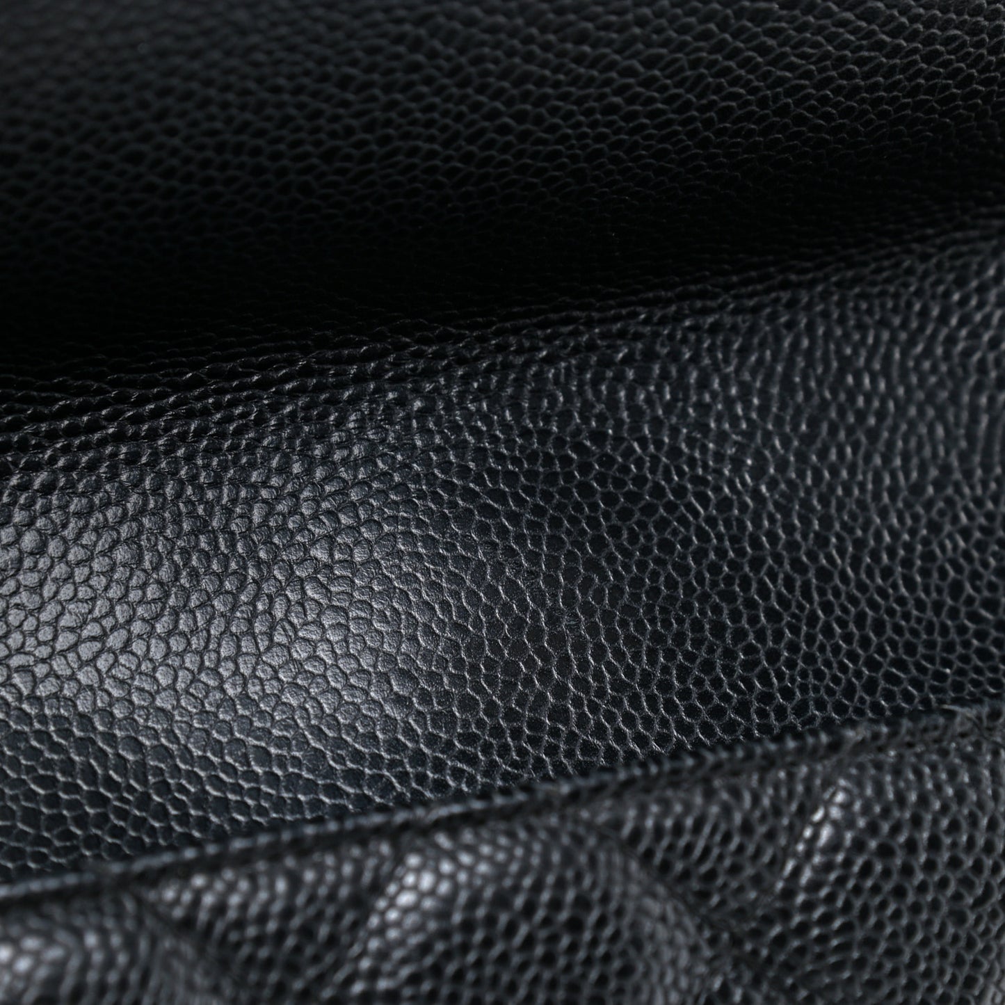 Caviar Quilted Jumbo Single Flap Black