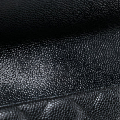 Chanel Caviar Quilted Jumbo Single Flap Black 6 of 12