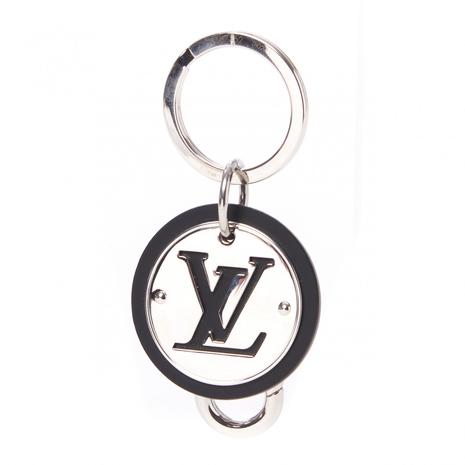 Louis Vuitton LV Cut Circle Key Holder Silver 2 of 3