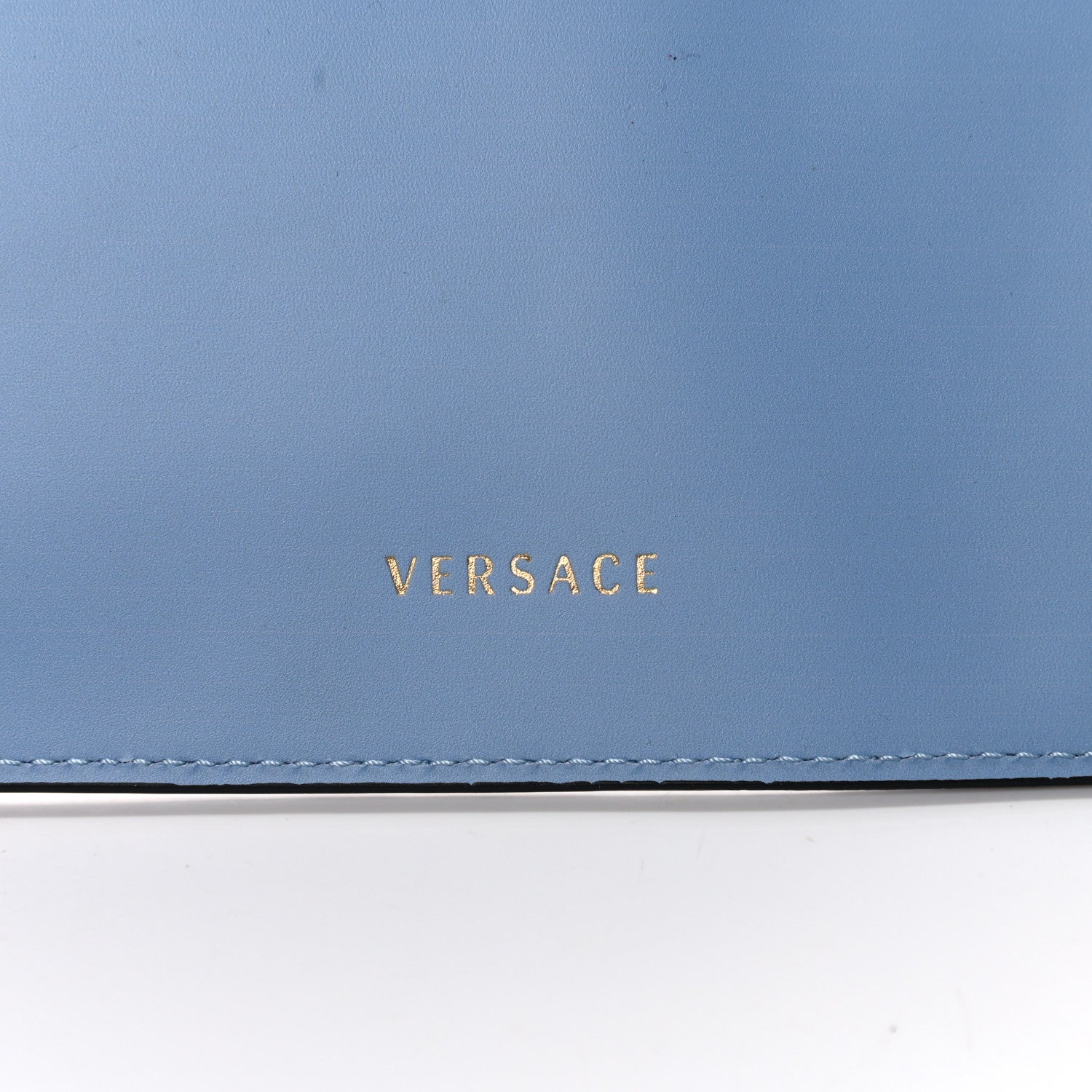 Versace X DISNEY Nappa Cinderella Print Zip Pouch Blue Multicolor 10 of 12