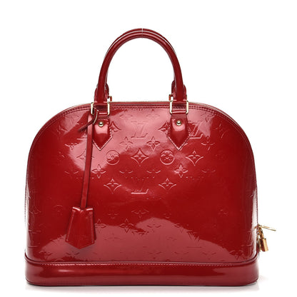 Louis Vuitton Vernis Alma MM Pomme D'Amour 1 of 9