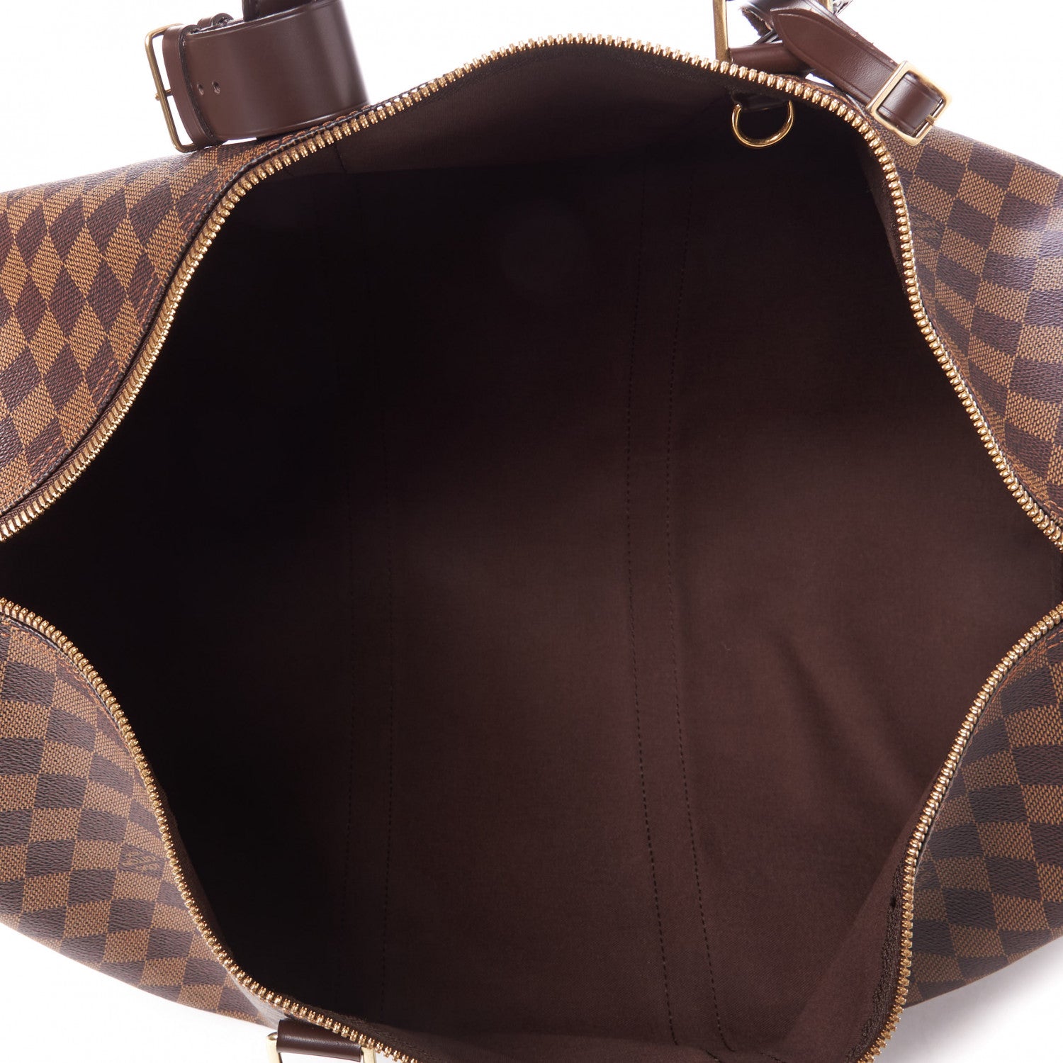 Louis Vuitton Damier Ebene Keepall 50 6 of 9