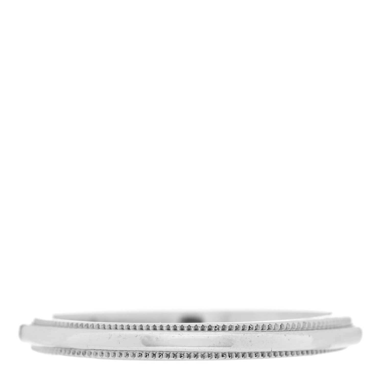 Tiffany Platinum 2mm Milgrain Wedding Band Ring 48 4.5 3 of 5