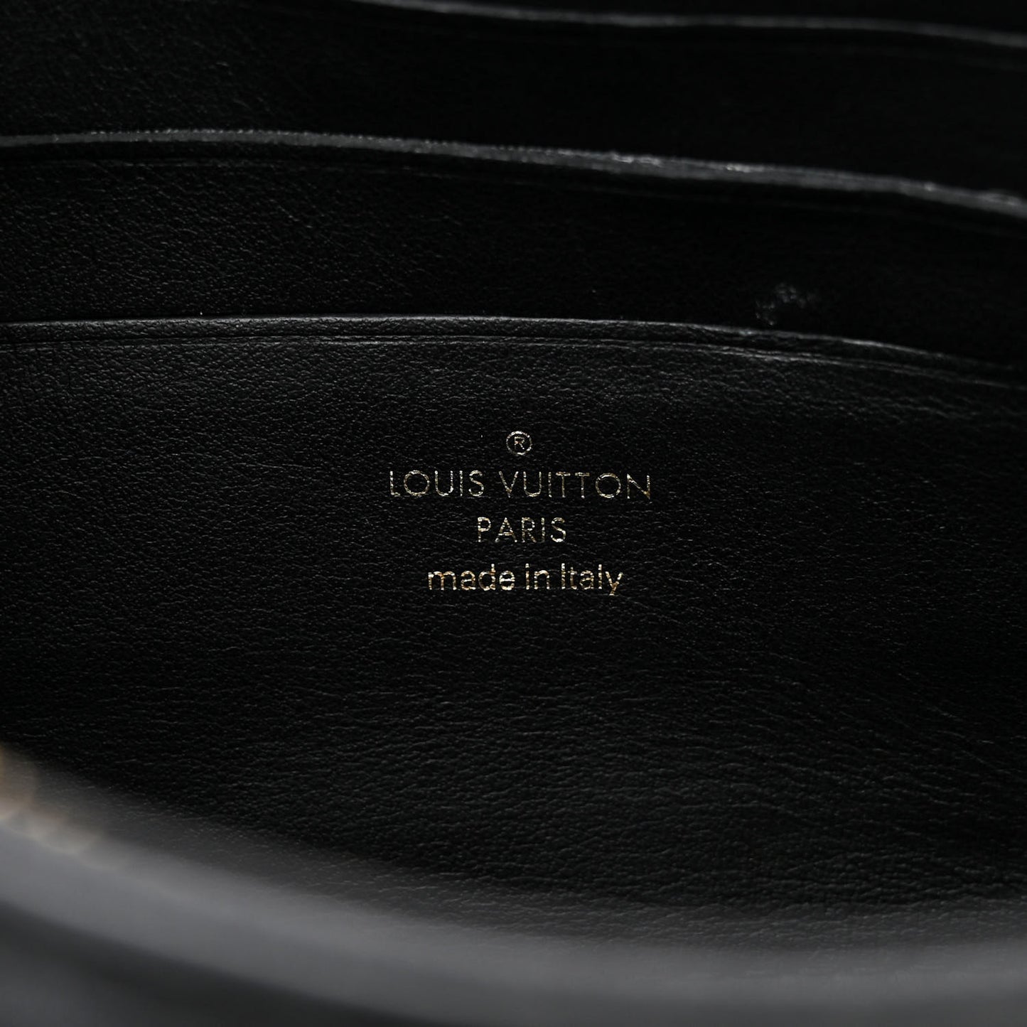 Calfskin Bubblegram Wallet On Strap Black