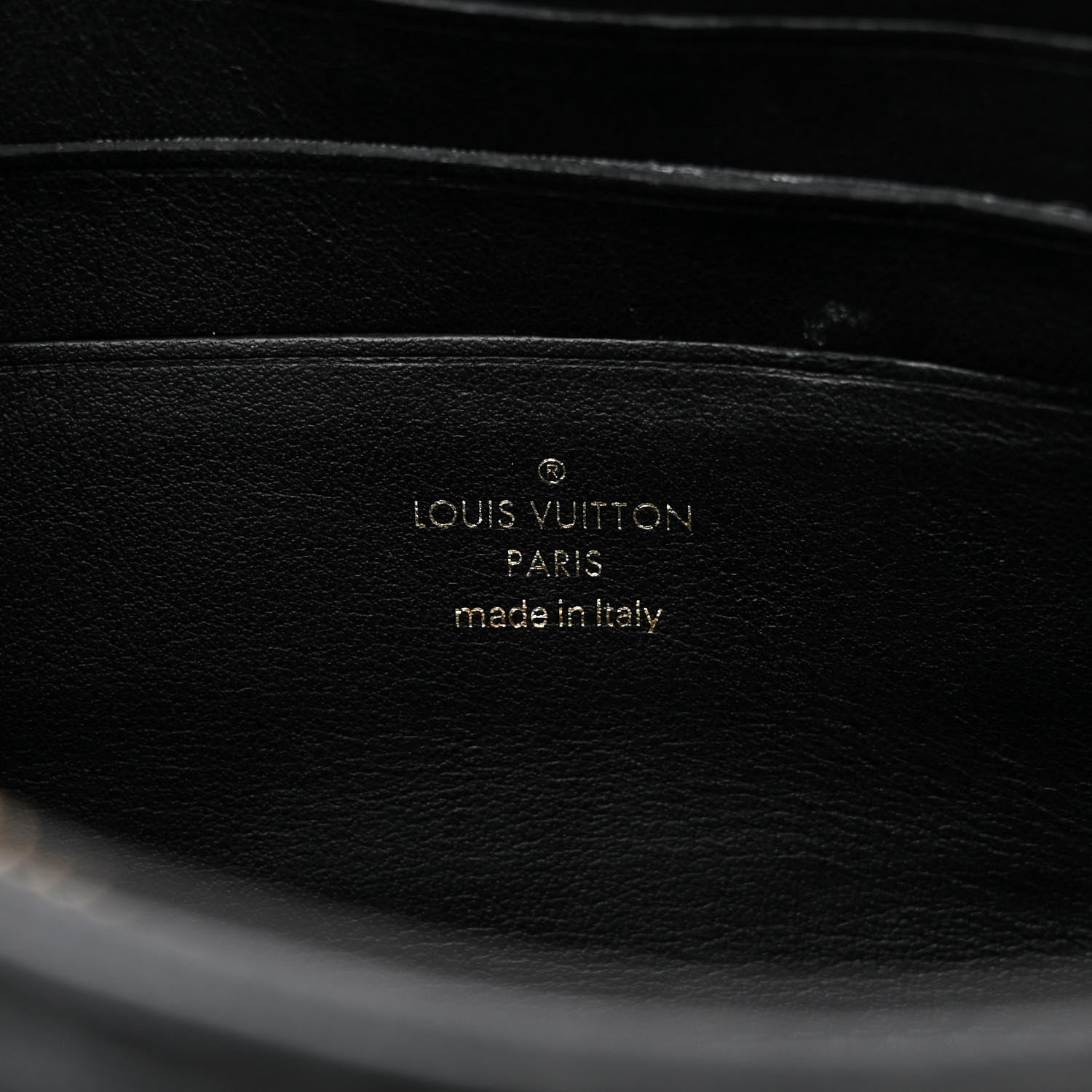 Louis Vuitton Calfskin Bubblegram Wallet On Strap Black 6 of 12