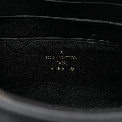 Louis Vuitton Calfskin Bubblegram Wallet On Strap Black 6 of 12
