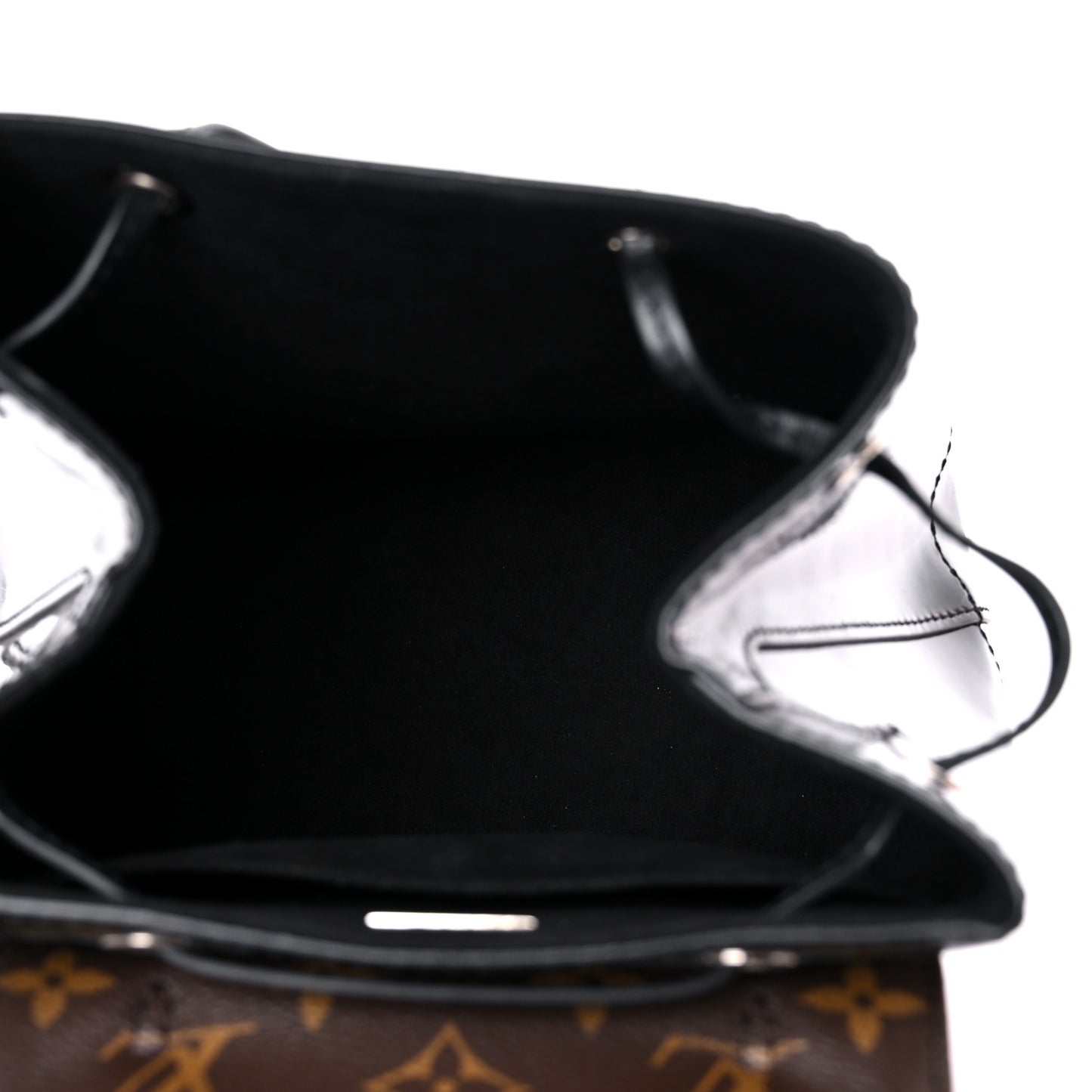 Patent Monogram Hot Springs Backpack Black