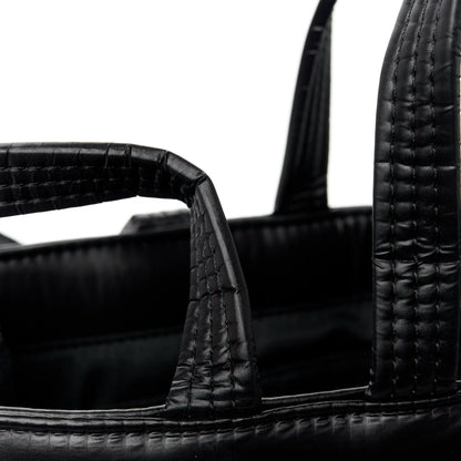 Telfar x MOOSE KNUCKLES Nylon Quilted Medium Shopping Bag Black 15 of 15