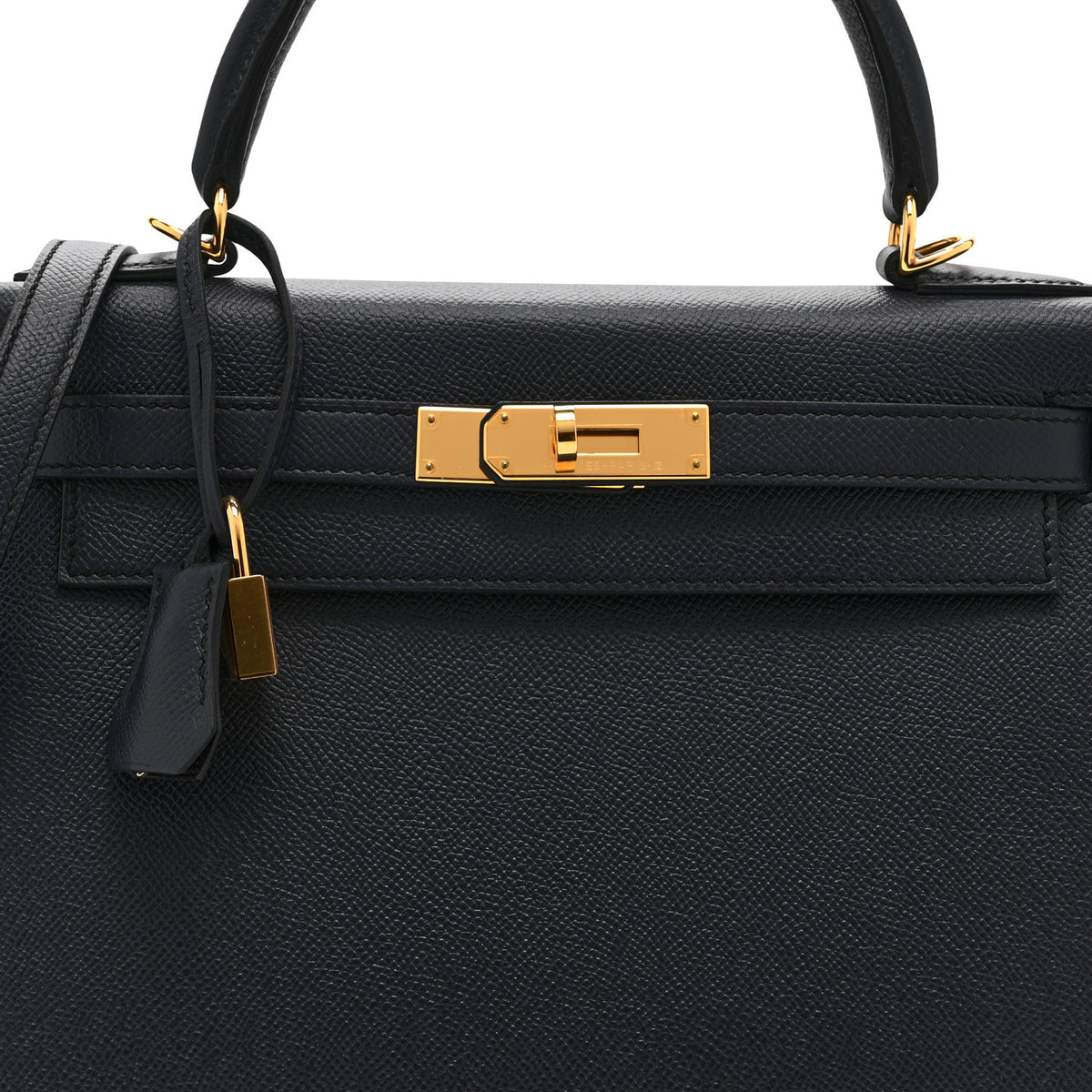 Epsom Kelly Sellier 28 Bleu Indigo