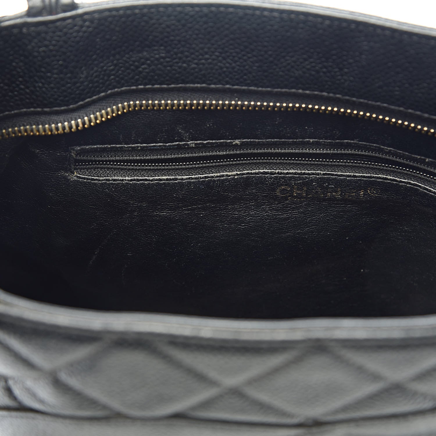 Chanel Caviar Quilted Medallion Tote Black 9 of 15