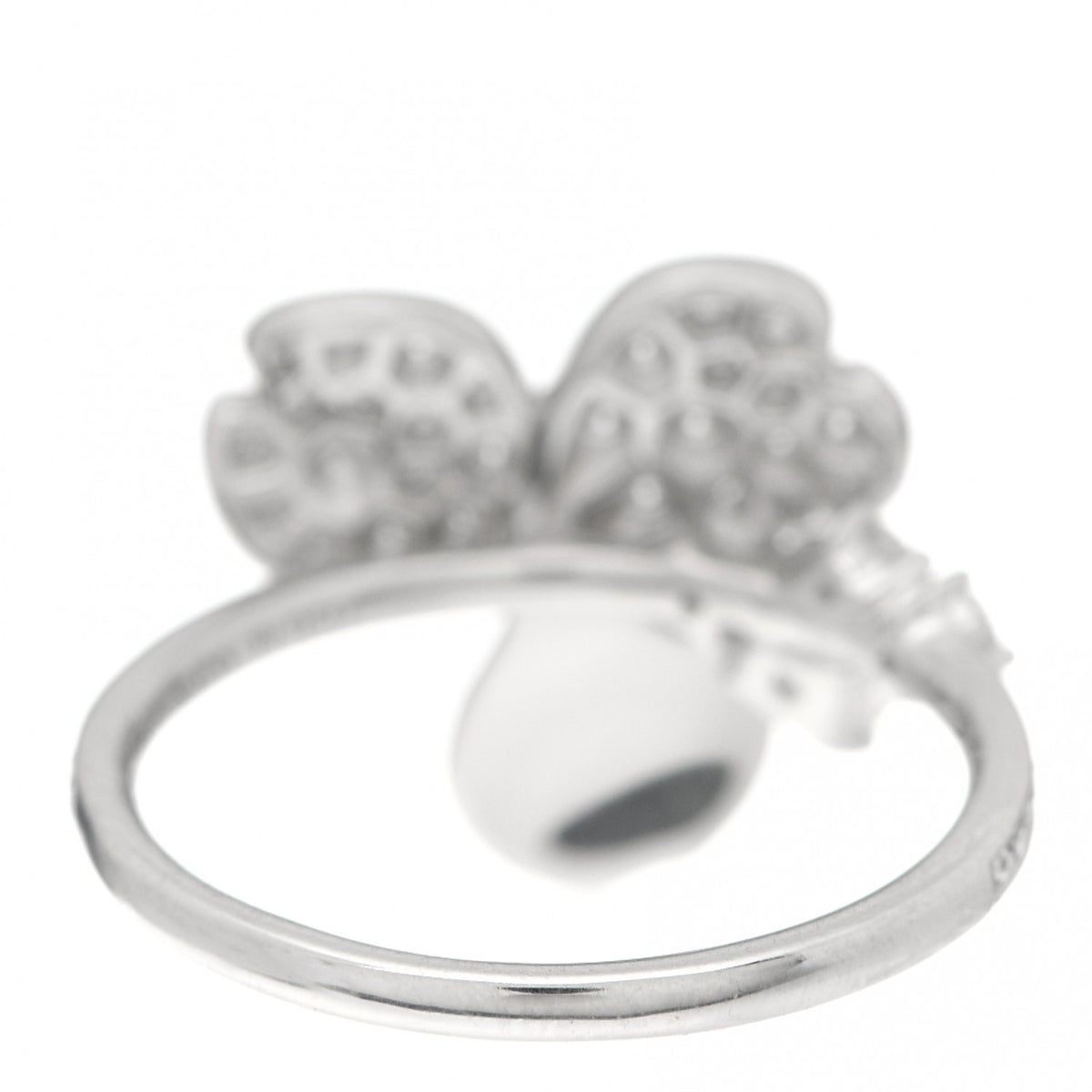 Tiffany Platinum Diamond Paper Flowers Mixed Cluster Ring 49 5 3 of 4