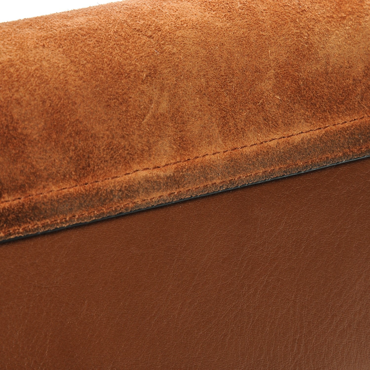 Chloe Suede Calfskin Small Faye Shoulder Bag Tobacco 7 of 10