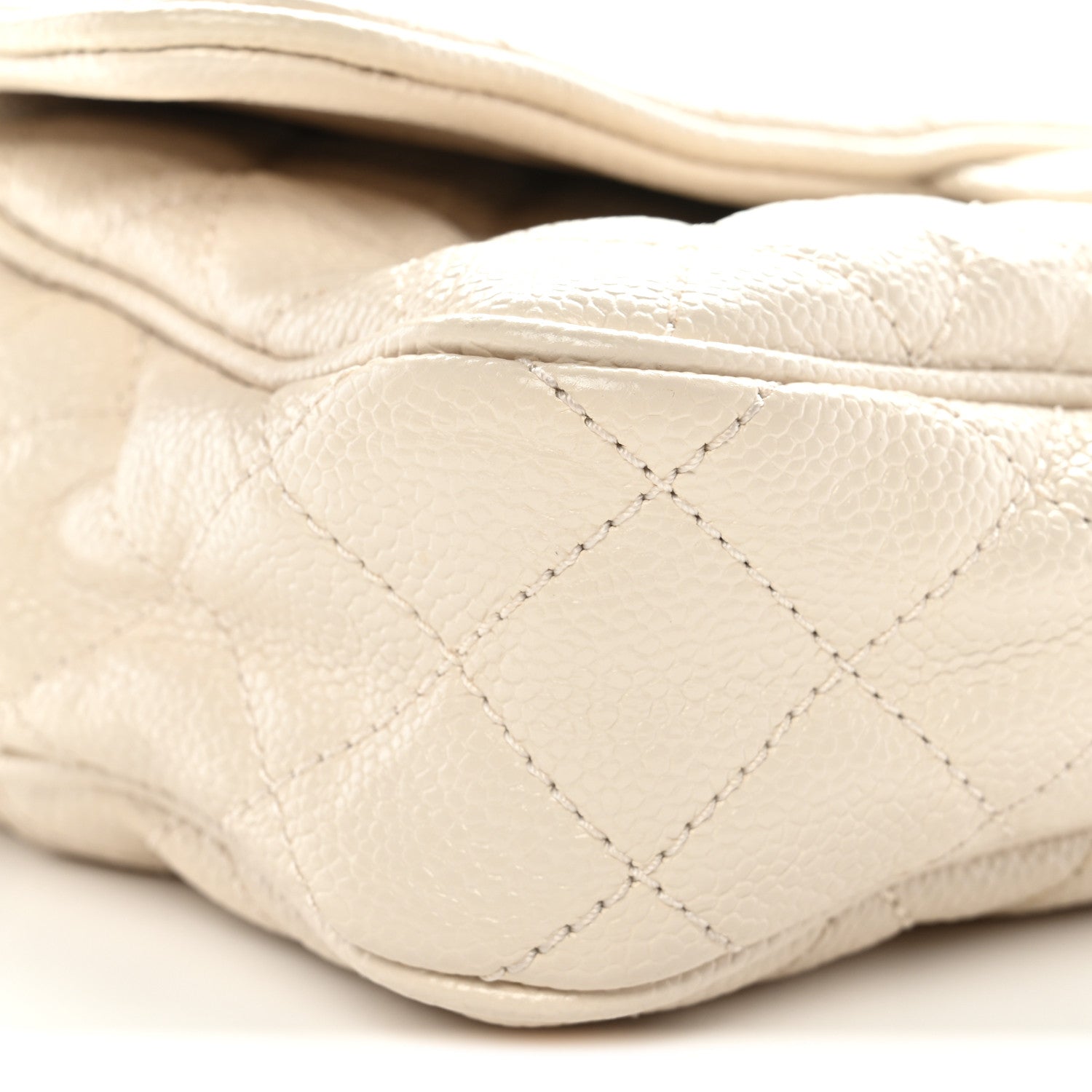 Chanel Crumpled Grained Calfskin Quilted Small Shiva Flap Beige 9 of 11