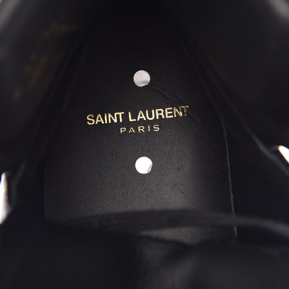Saint Laurent Calfskin Mens Court Classic SL/01H High Top Sneakers 39 Black 7 of 9