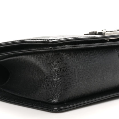 Chanel Caviar Quilted Medium Boy Flap Black 9 of 10