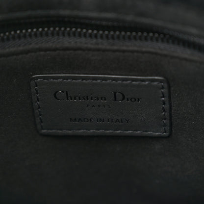 Christian Dior Ultra Matte Calfskin Cannage Small Lady Dior Black 6 of 10