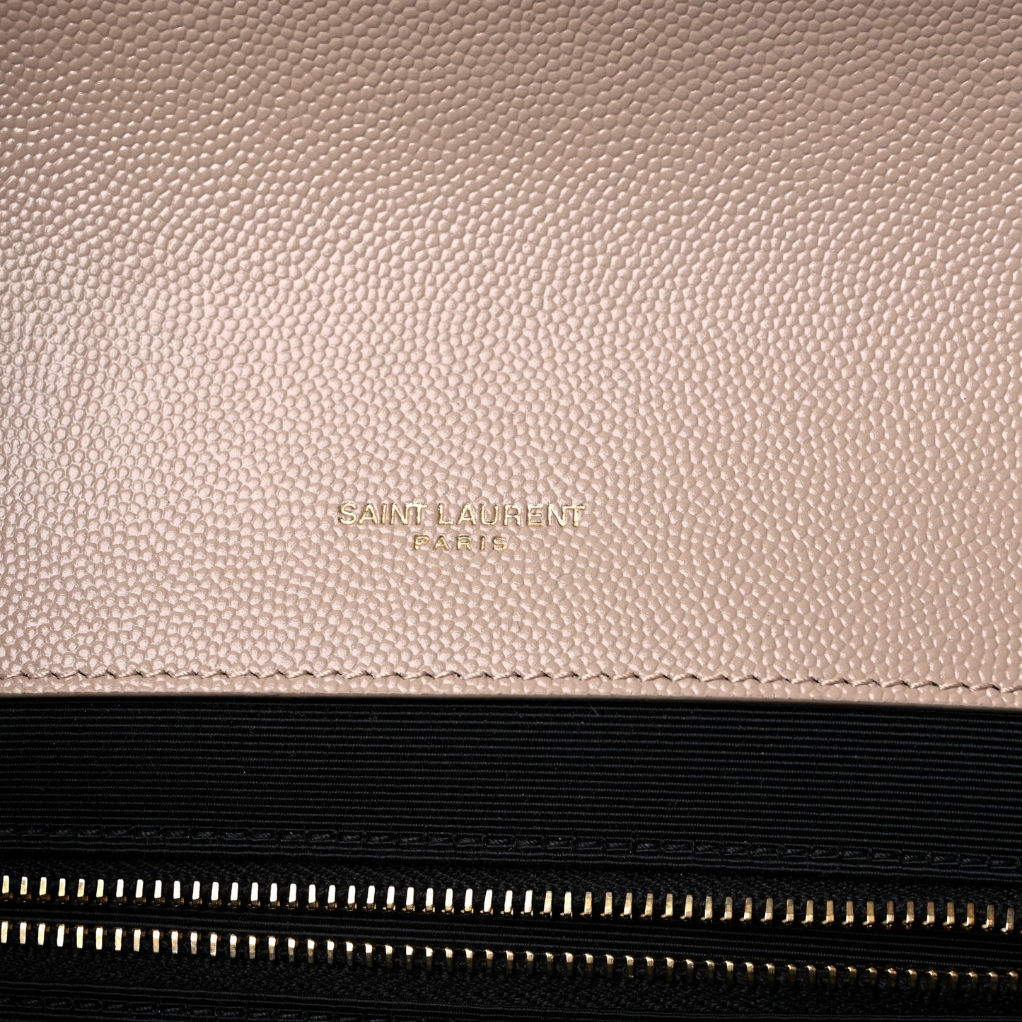 Grain De Poudre Mixed Matelasse Large Triquilt Monogram Satchel Dark Beige