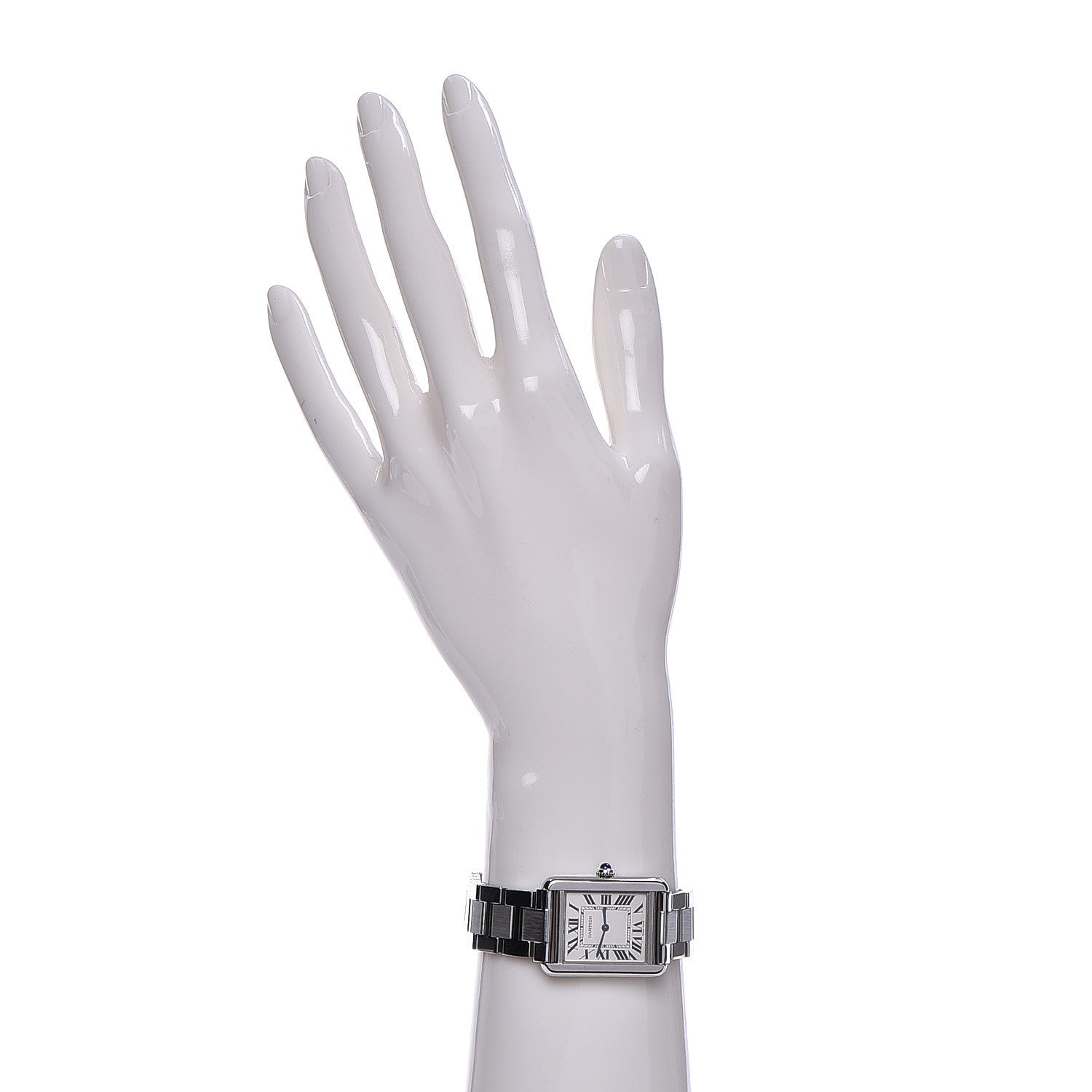 Cartier Stainless Steel 24mm Tank Solo Quartz Watch 2 of 9