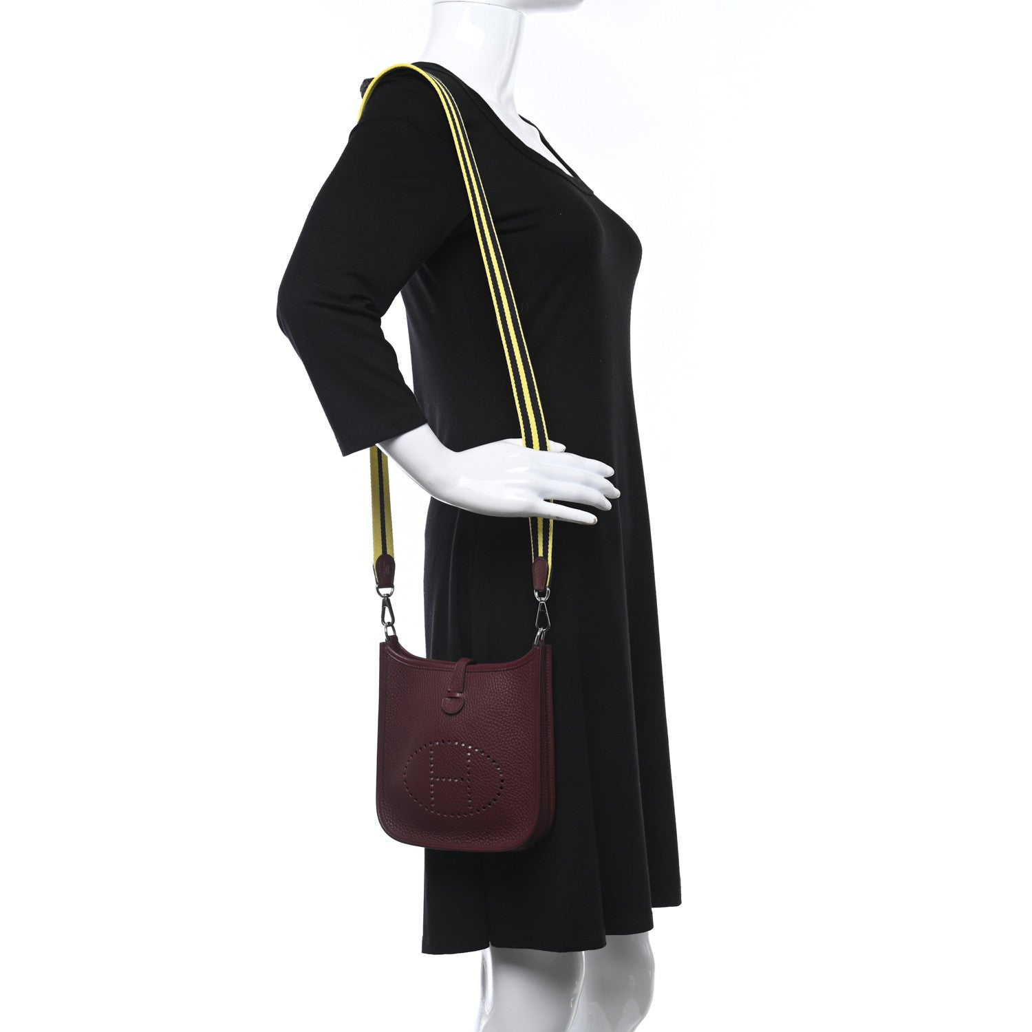 Hermes Taurillon Clemence Amazone Evelyne TPM Bordeaux 2 of 9