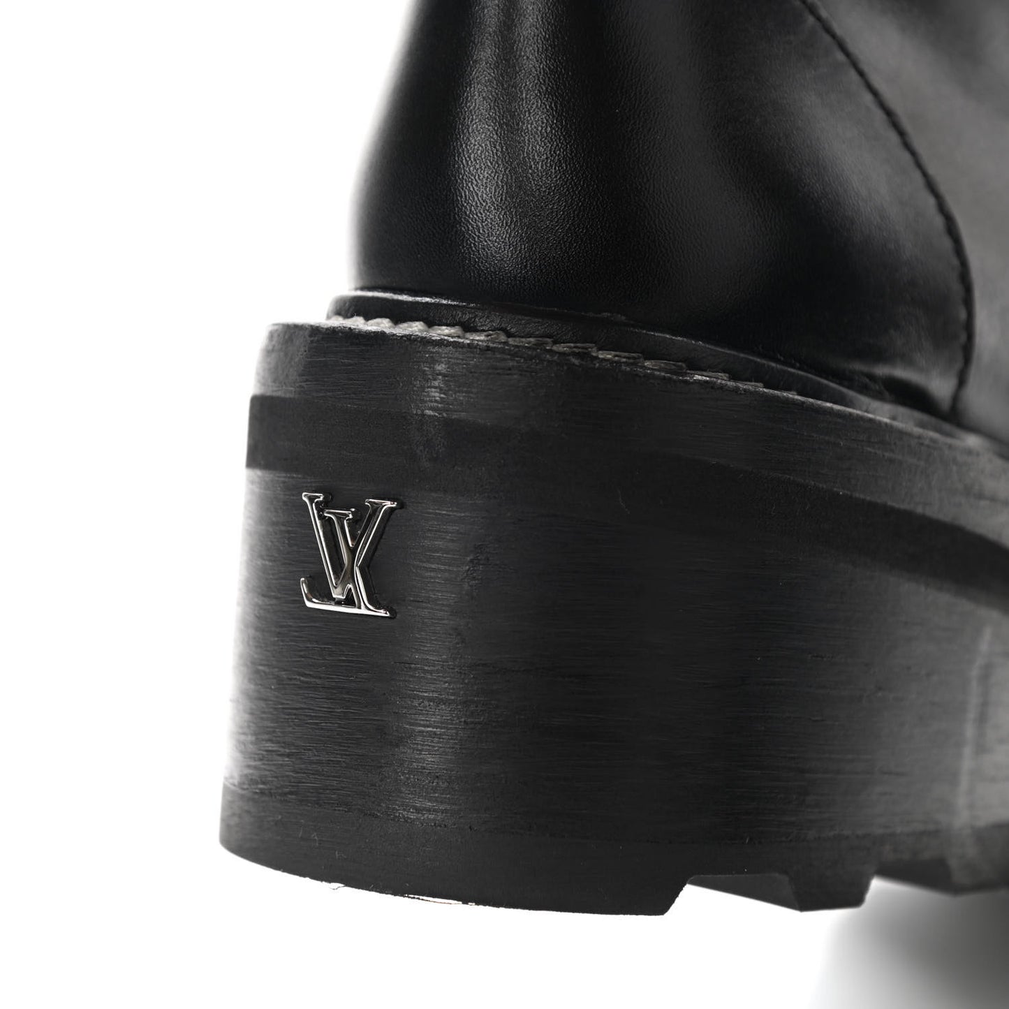 Calfskin Monogram Nylon LV Beaubourg Ankle Boots 39 Black