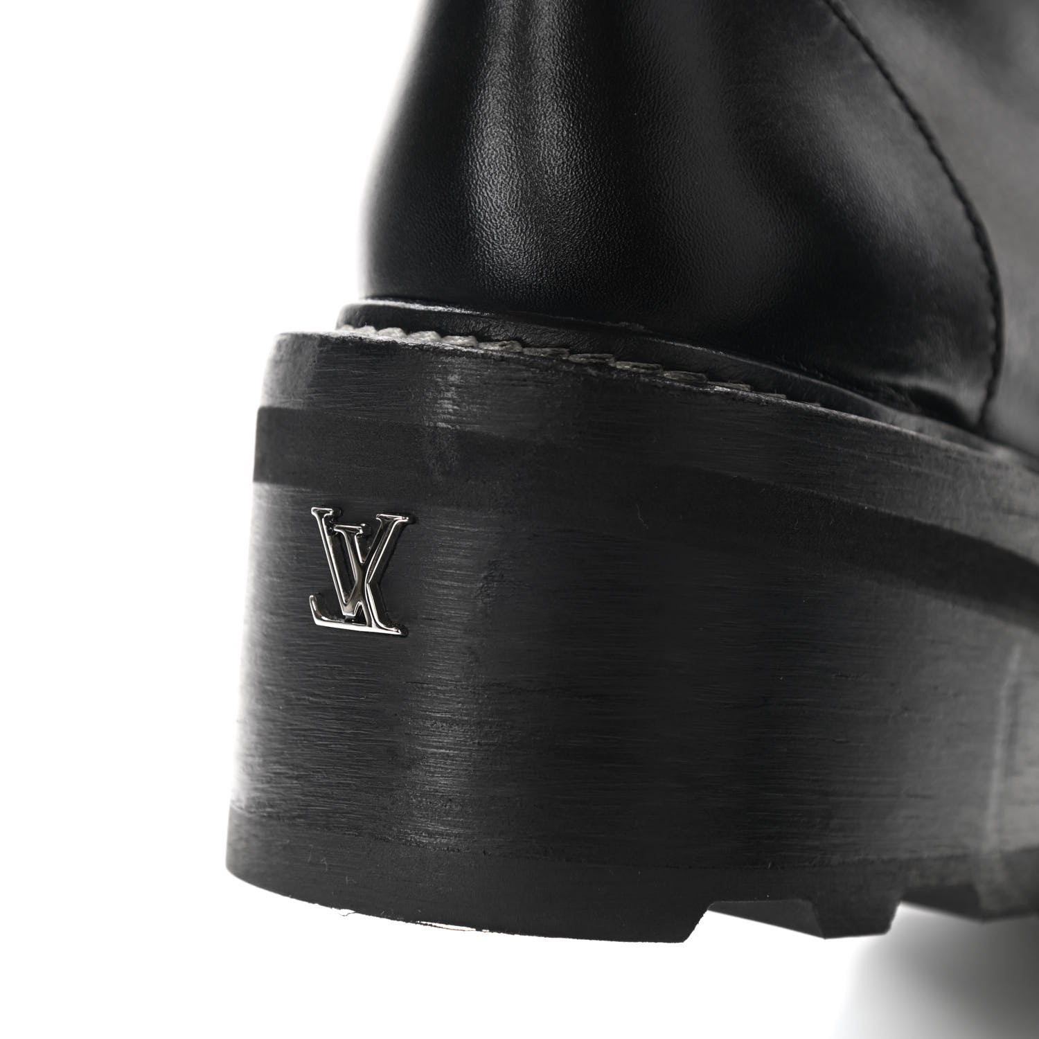 Louis Vuitton Calfskin Monogram Nylon LV Beaubourg Ankle Boots 39 Black 16 of 18