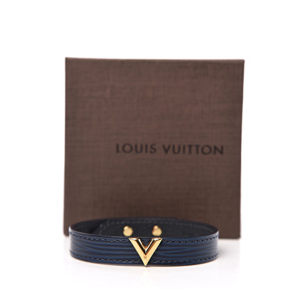 Louis Vuitton Epi Essential V Bracelet 19 Indigo 5 of 5
