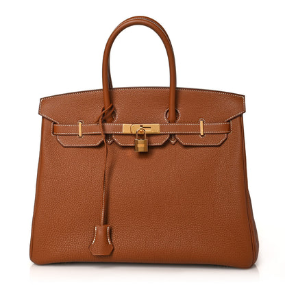 Hermes Togo Birkin 35 Gold 1 of 10