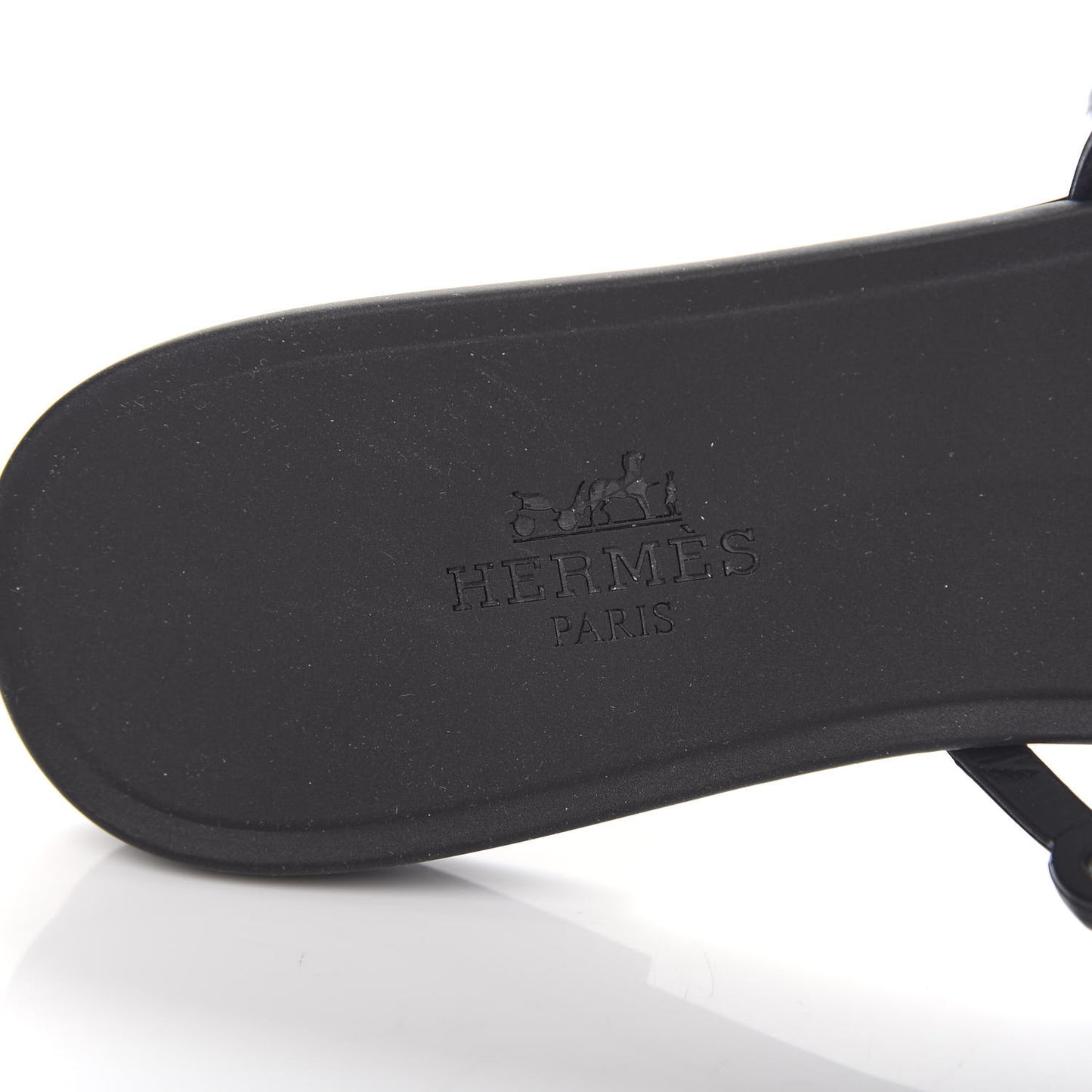 Rubber Chaine d'Ancre Rivage Sandals 36 Black