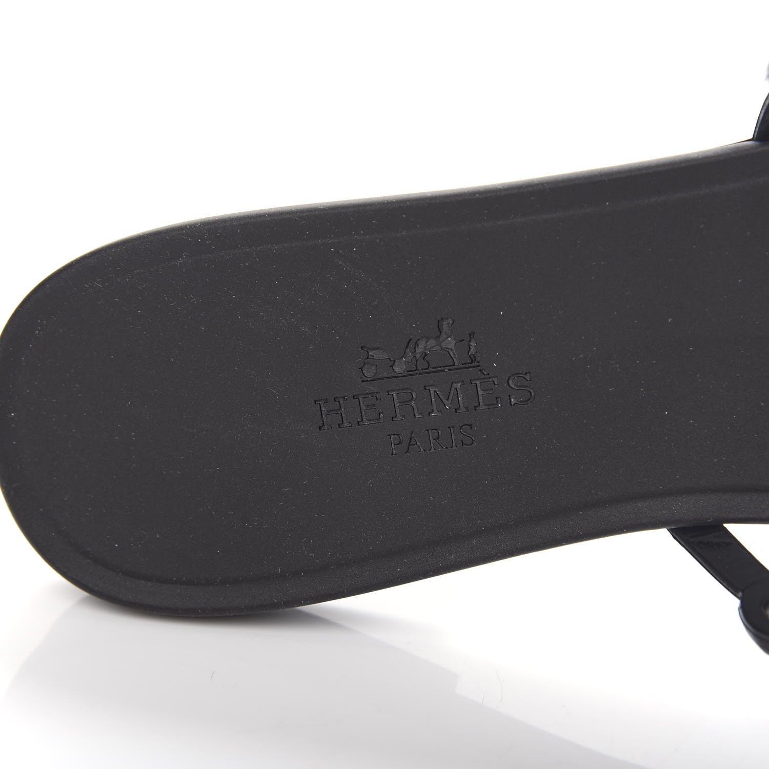 Hermes Rubber Chaine d'Ancre Rivage Sandals 36 Black 8 of 10
