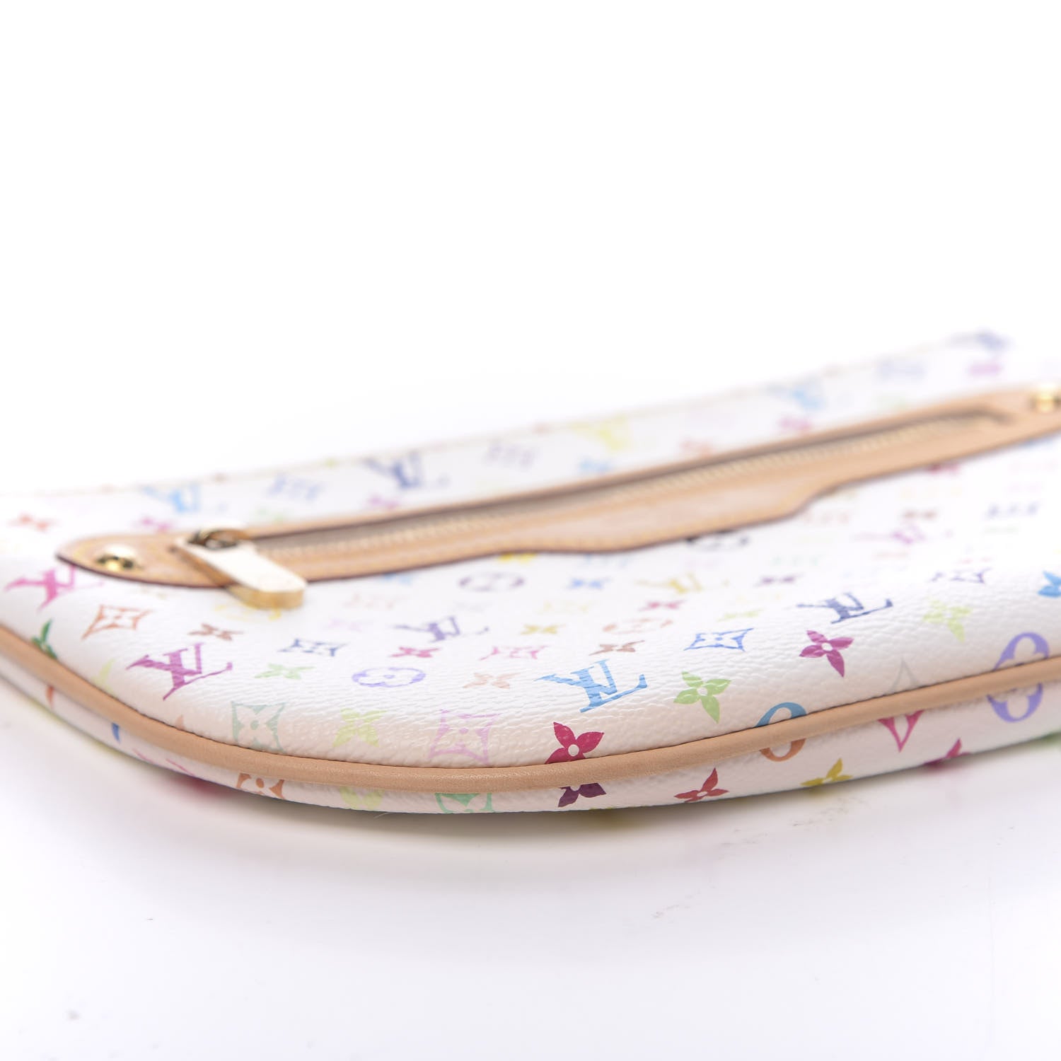 Louis Vuitton Monogram Multicolor Pochette Plate GM White 7 of 9