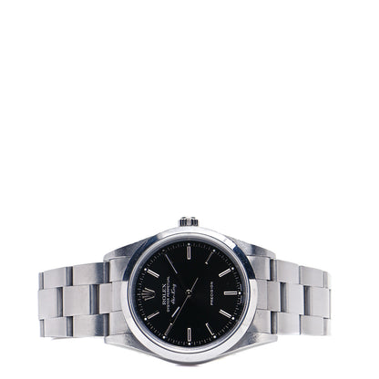 Rolex Stainless Steel 34mm Air-King Oyster Perpetual Precision Watch Black 14000 2 of 5