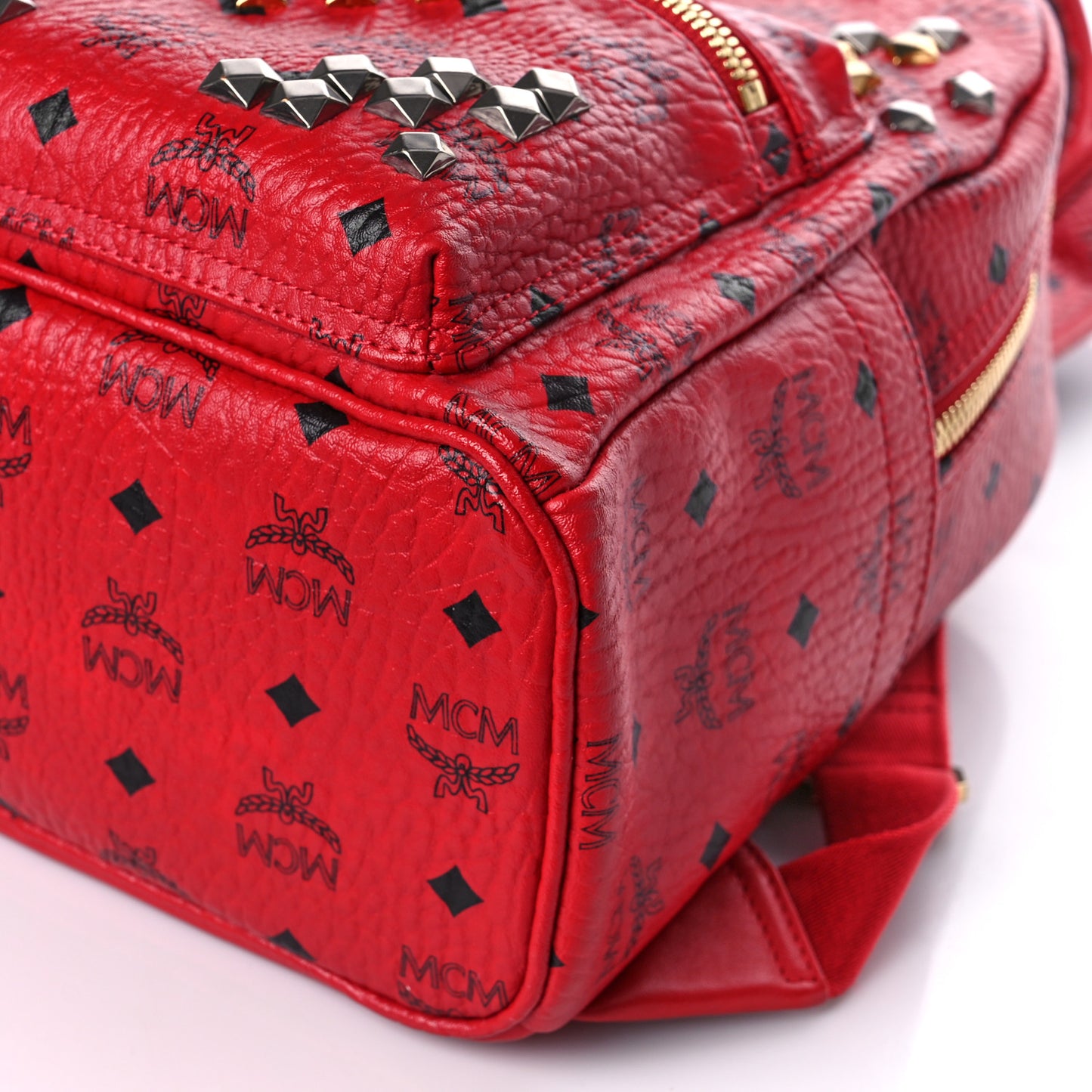 Visetos Studded Small Stark M Backpack Scooter Red