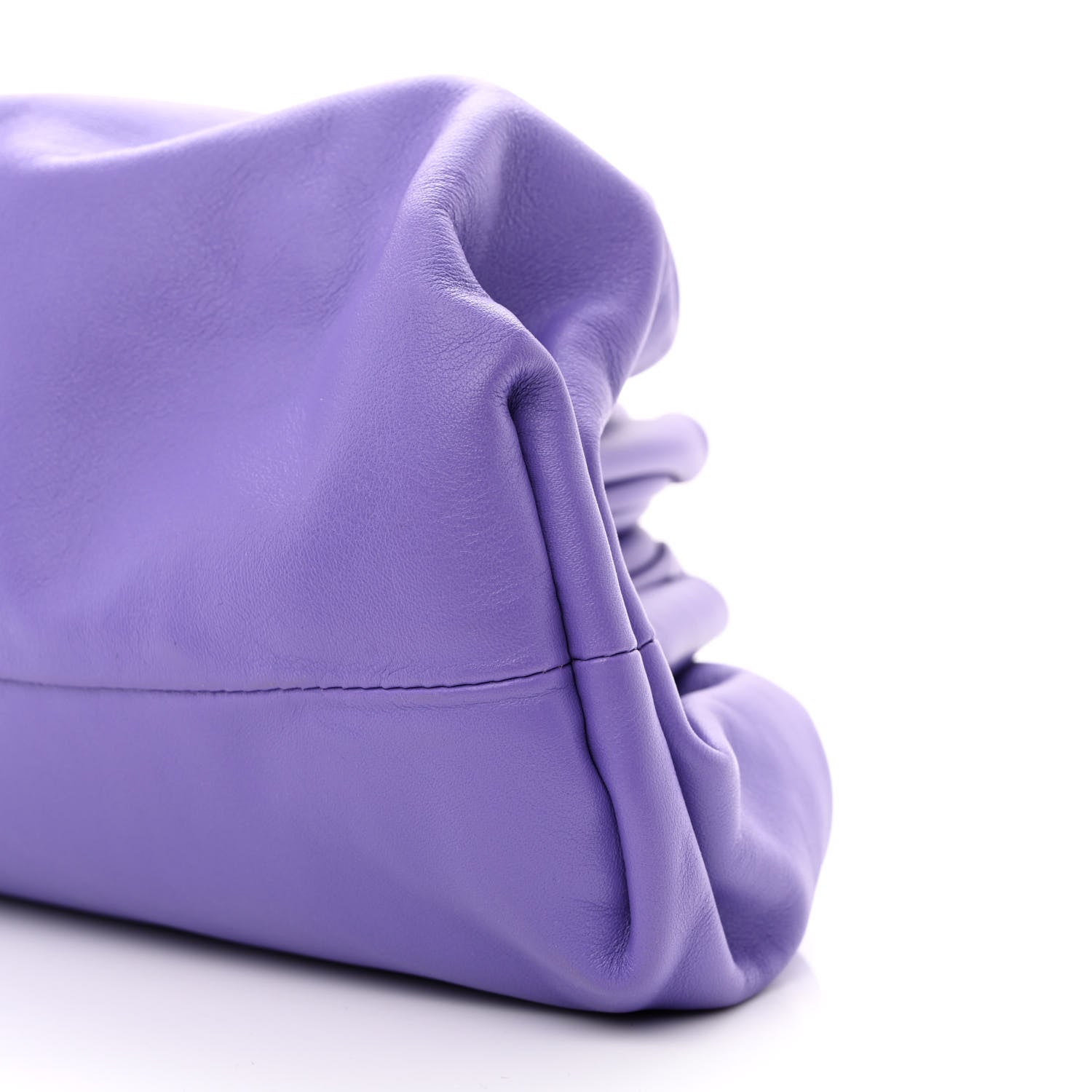 Bottega Veneta Smooth Butter Calf The Pouch Oversized Clutch Purple 10 of 10
