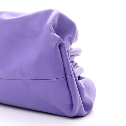 Bottega Veneta Smooth Butter Calf The Pouch Oversized Clutch Purple 10 of 10