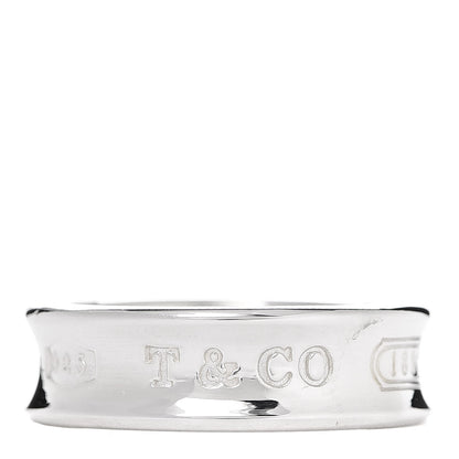 Tiffany Sterling Silver 1837 Band Ring 59 8.75 1 of 4