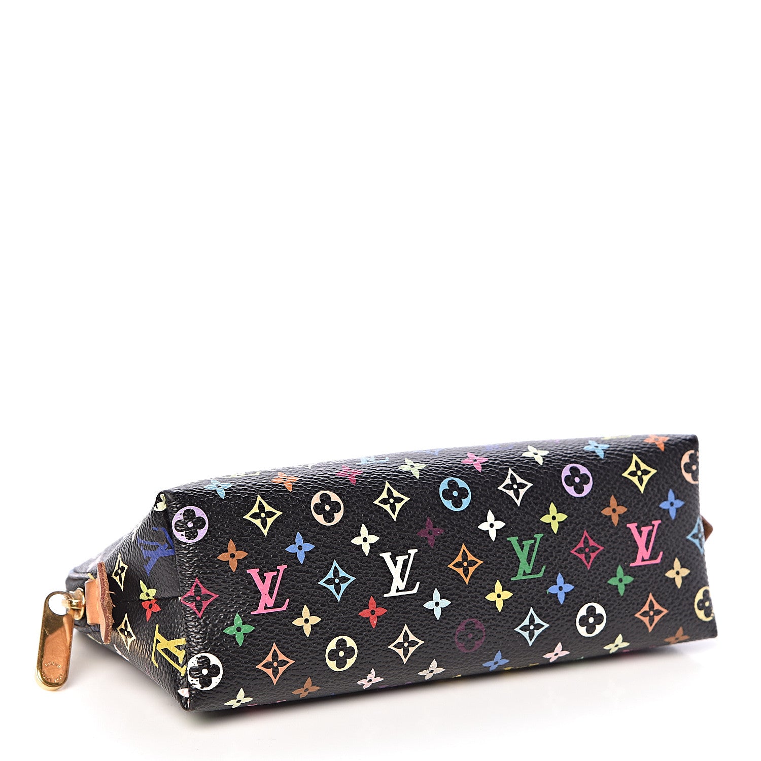 Louis Vuitton Monogram Multicolor Cosmetic Pouch Black Grenade 4 of 8