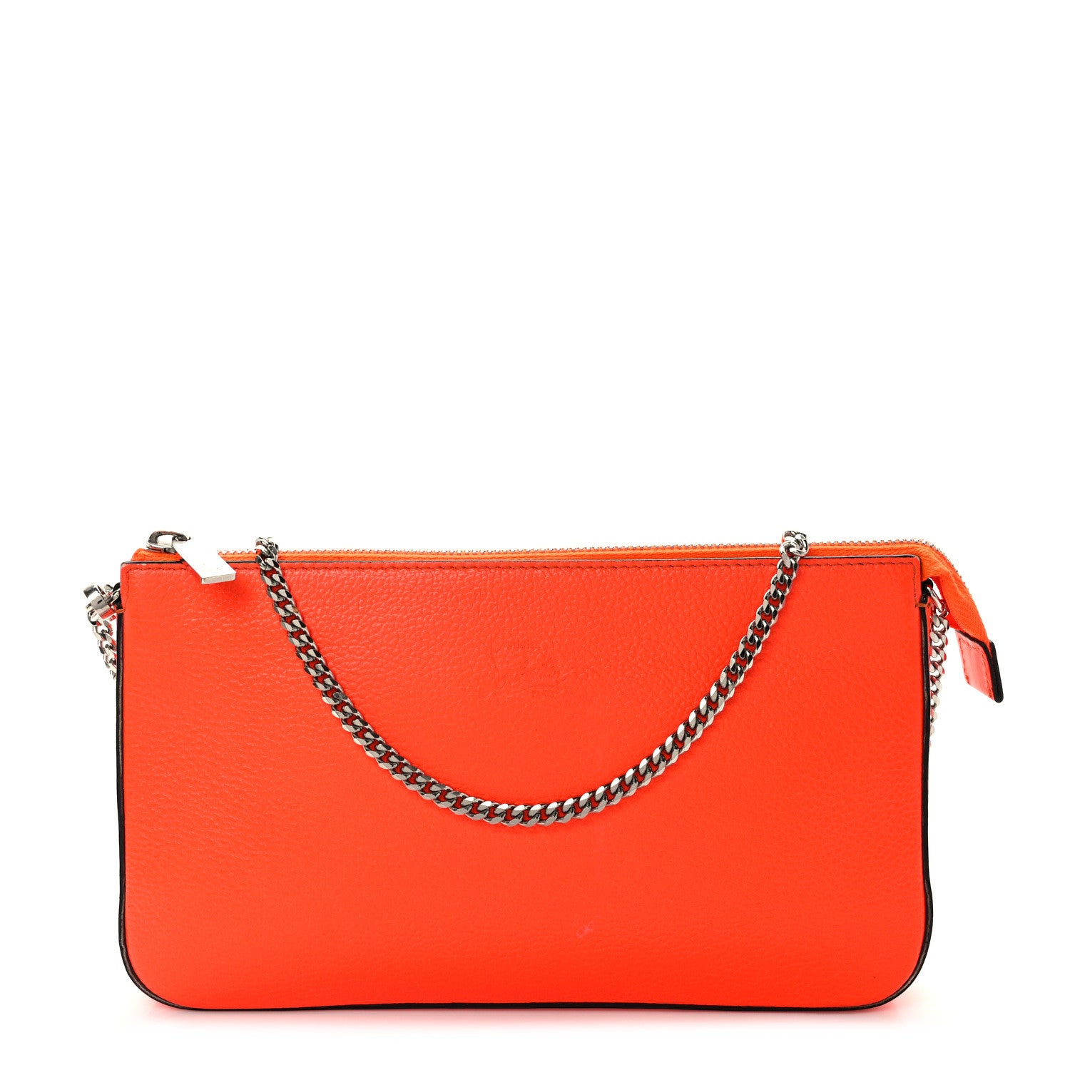 Christian Louboutin Calfskin Empire Loubila Chain Clutch Sunrise 1 of 12