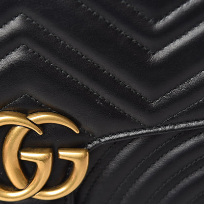 Gucci Calfskin Matelasse GG Marmont Clutch Black 10 of 10