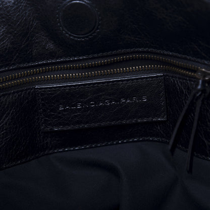 Balenciaga Agneau Classic Hardware S Sunday Tote Black 9 of 11