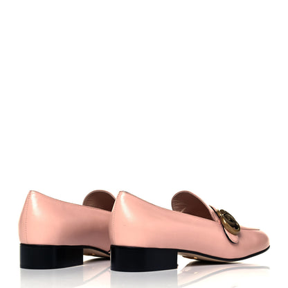 Gucci Malaga Kid Womens GG Marmont Loafers 37.5 Perfect Pink 4 of 7