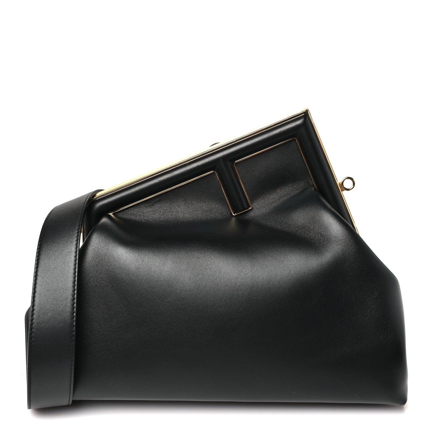 Shiny Nappa Medium Fendi First Black