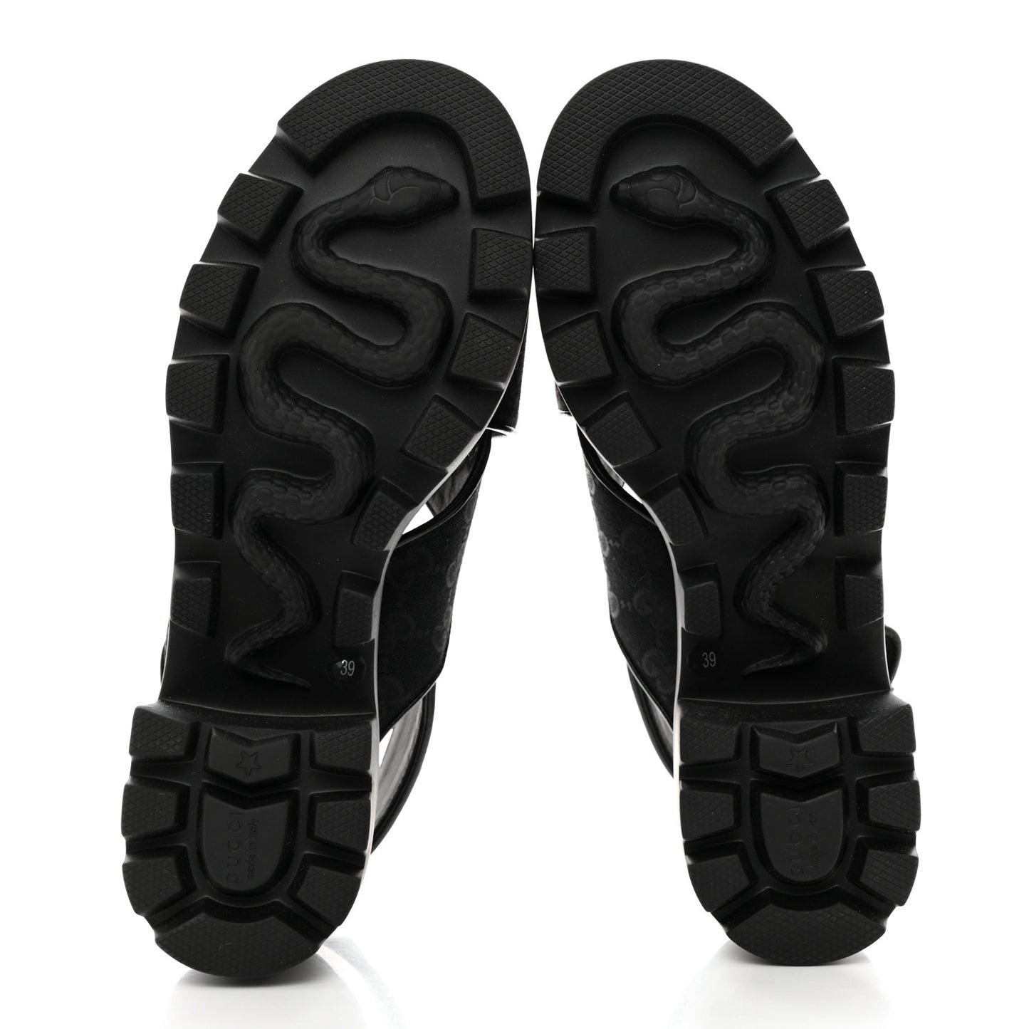 Monogram Granada Kid Trip 40/72mm Lug Sole Sandals 39 Black