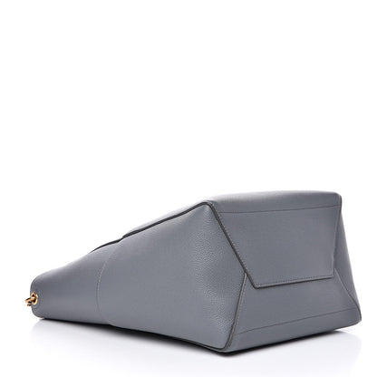 Celine Soft Grained Calfskin Sangle Bucket Bag Grey 4 of 8