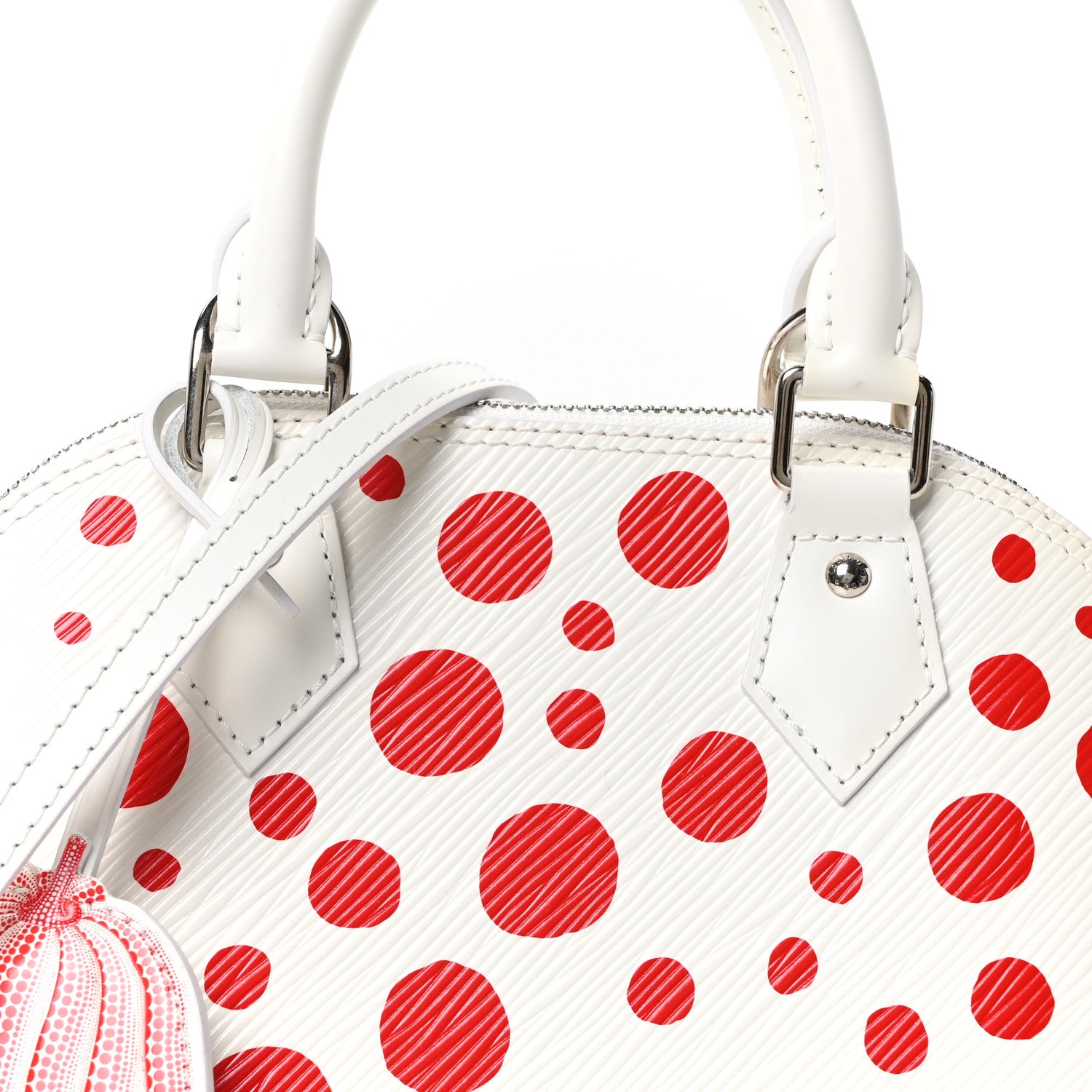 Louis Vuitton LV X YK Epi Alma BB White 7 of 9