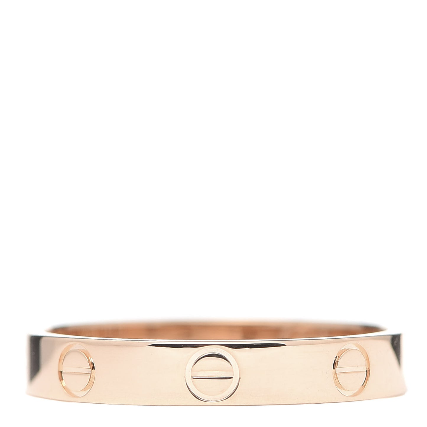 18K Pink Gold 3.5mm LOVE Wedding Band Ring 59 8.75
