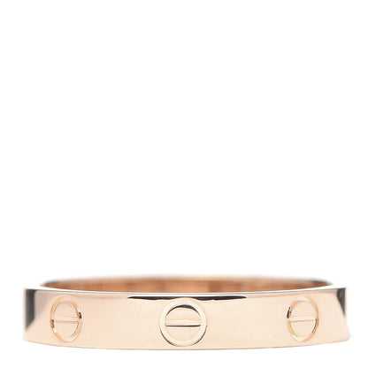 Cartier 18K Pink Gold 3.5mm LOVE Wedding Band Ring 59 8.75 3 of 4